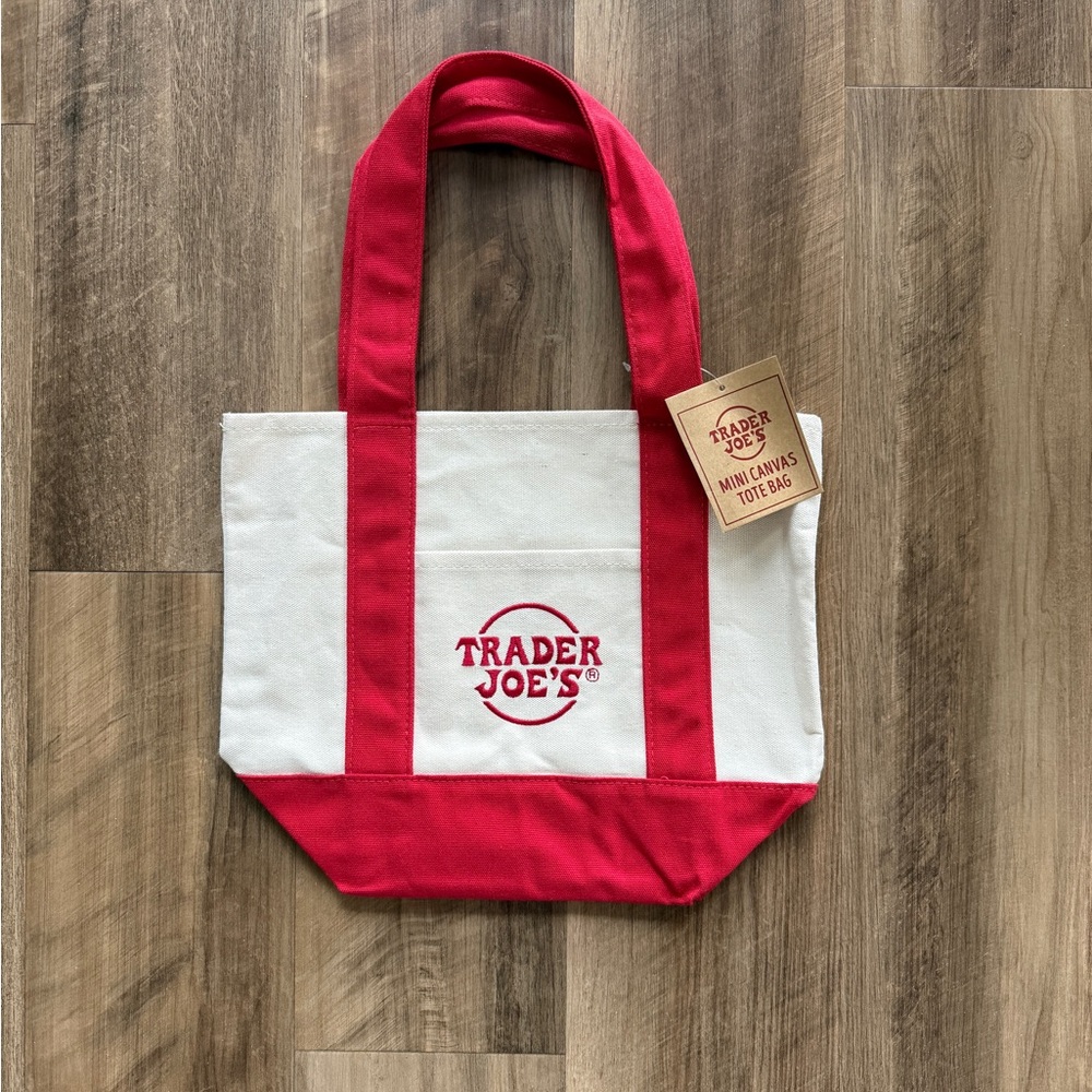 Trader Joe’s Authentic Canvas Tote Bag with tags.
